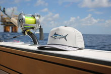 Load image into Gallery viewer, Grey with Grey Camo Curved Rope Hat
