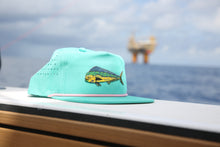 Load image into Gallery viewer, Aqua and Pink Rope Hat
