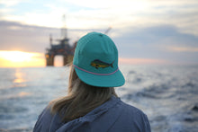 Load image into Gallery viewer, Aqua and Pink Rope Hat
