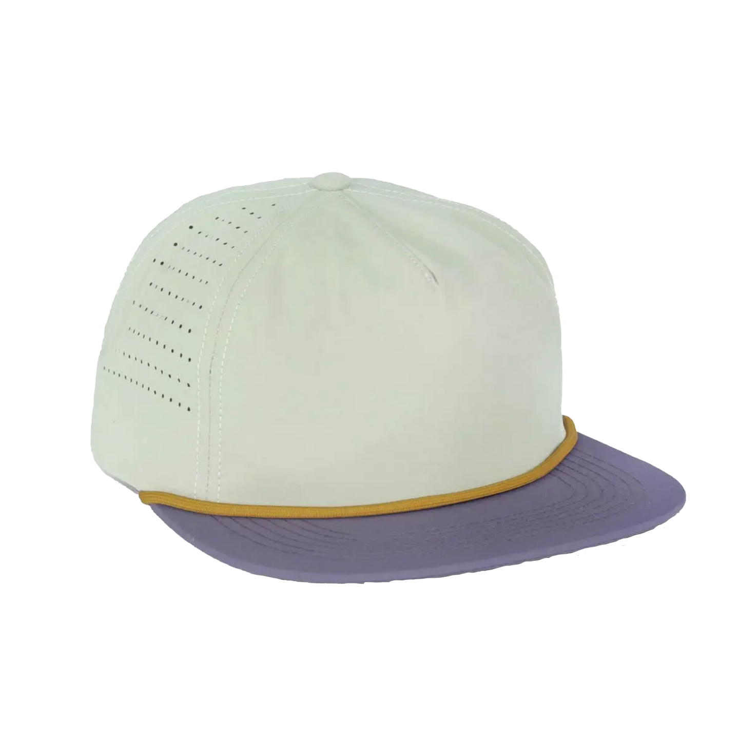 Tan and Purple with Gold Rope Hat